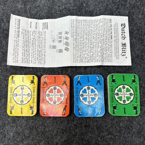 Vintage Dutch Blitz Card Game Fast Paced Fun For The Whole Family - Picture 1 of 10
